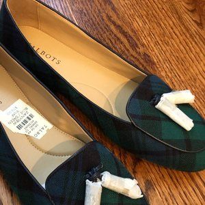 Talbots Plaid Loafer Size 9.5